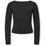 kids ONLY Black Kogea L/S 2-Ways Fit Topp Cs Jrs Noos