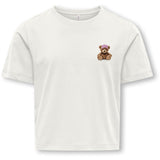 kids ONLY Cloud Dancer Teddy Cap Kogrex S/S Printed Topp Jrs