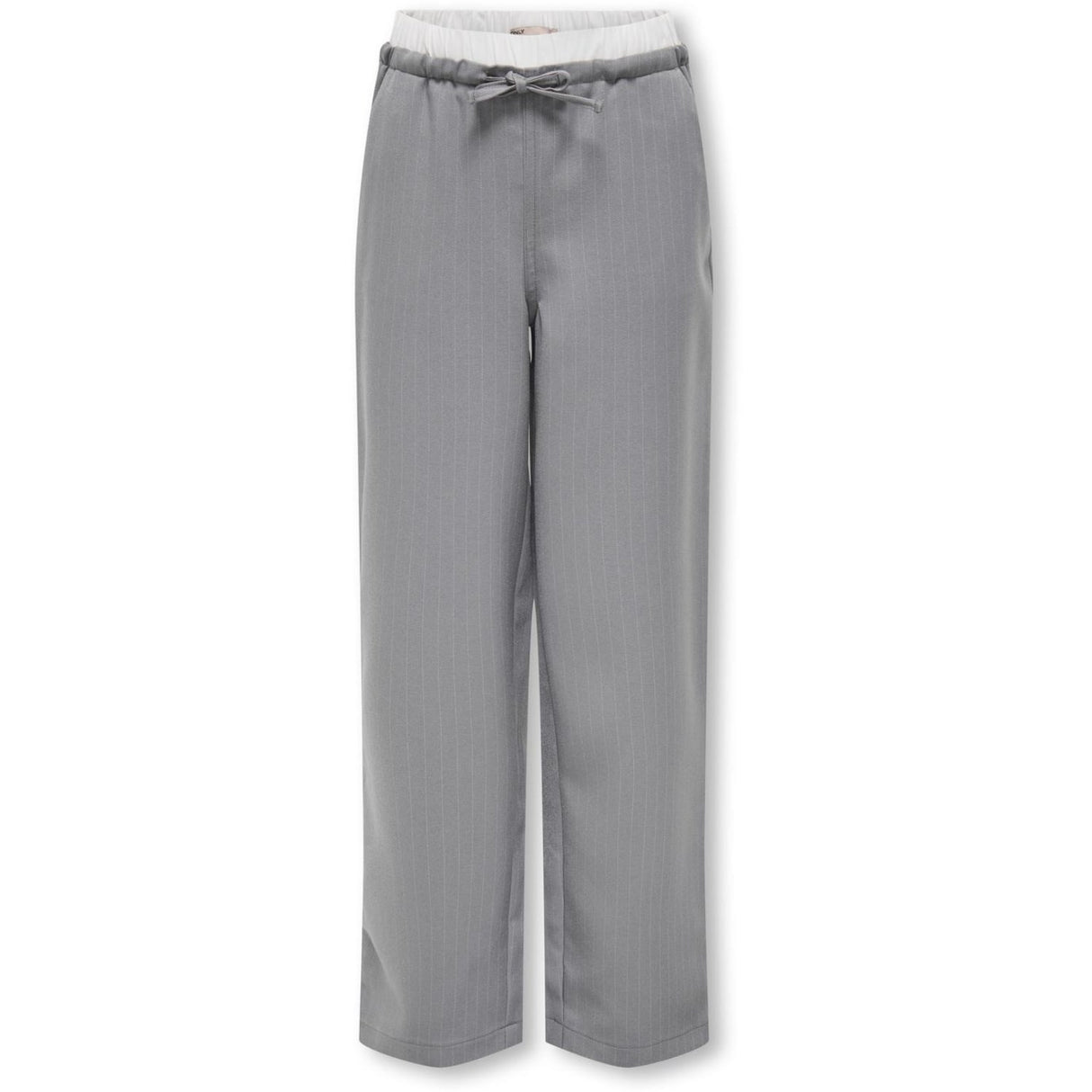 kids ONLY Medium Grey Melange Boxer White Kogmiley Life Pinstr. Boxer Str Bukser Pnt
