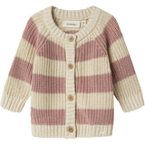 Lil'Atelier Turtledove Misty Rose Nbfemlen Strikk Card Stripe Lil