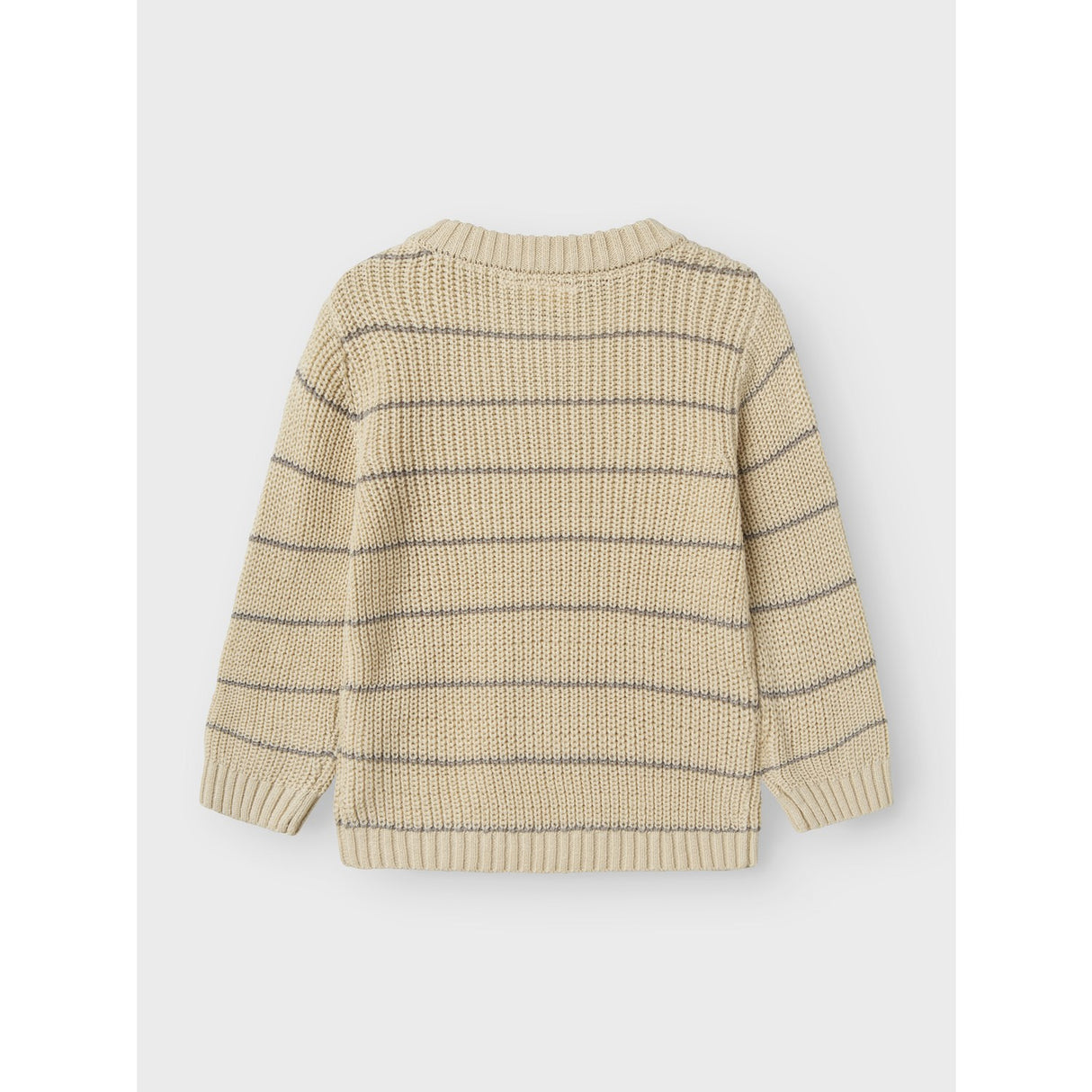 Lil'Atelier Turtledove Nmmemlen Ls Strikk Stripes Lil