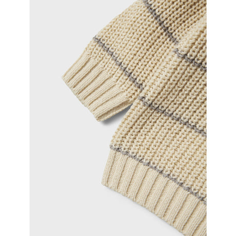 Lil'Atelier Turtledove Nbmemlen Ls Strikk Stripe Lil