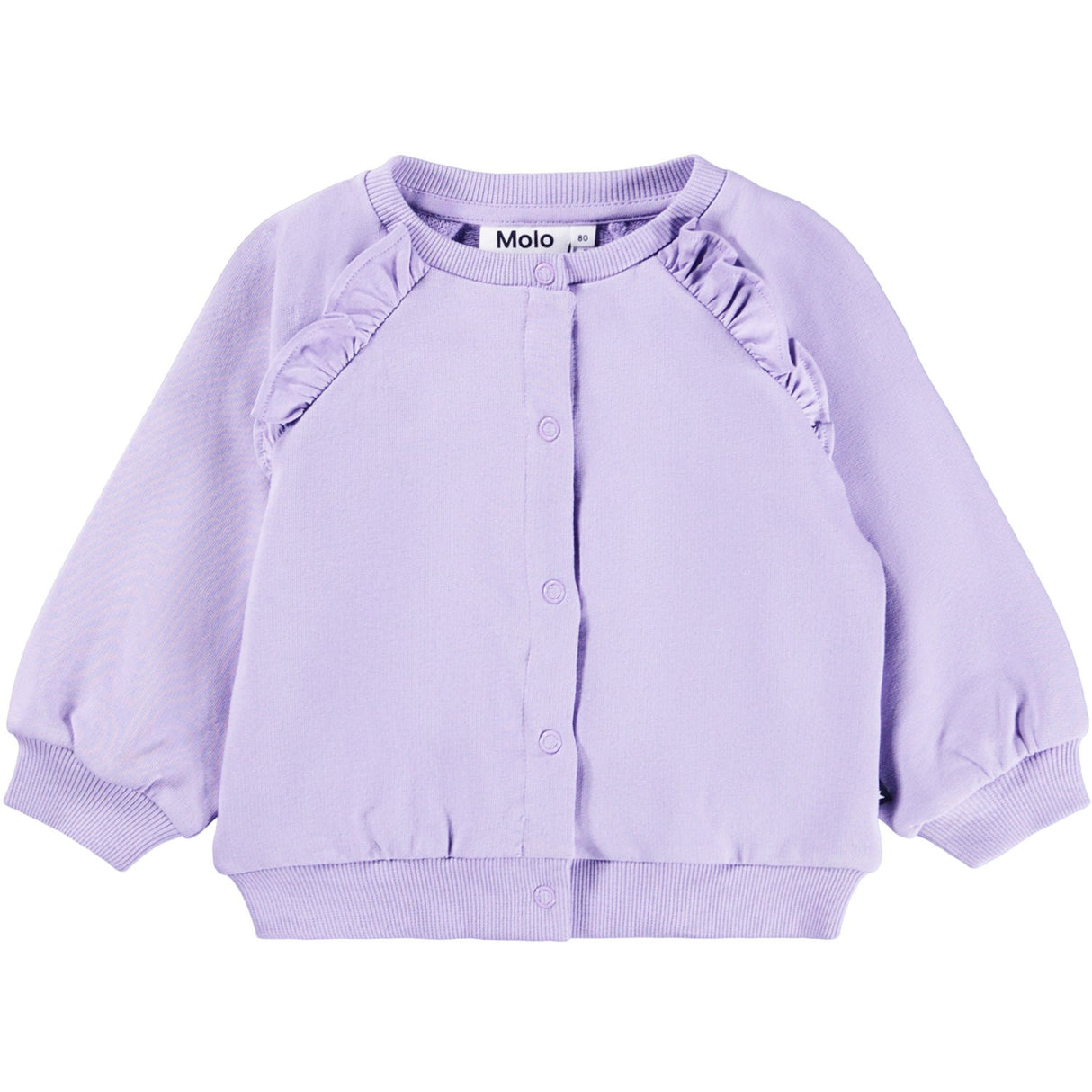 Molo Faded Purple Daphne Sweat Cardigan