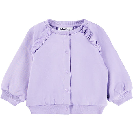 Molo Faded Purple Daphne Sweat Cardigan