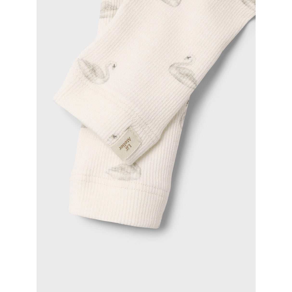 Lil'Atelier Pastel Parchment Swan Nbfgavo Efi Slim Legging Lil Noos