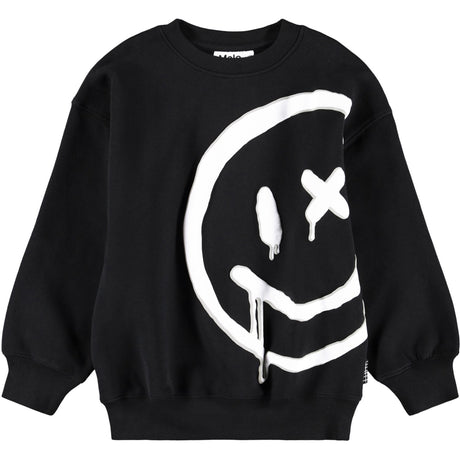 Molo Drippy White Mar Collegegenser