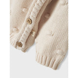 Lil'Atelier Pastel Parchment Nbfgable Ls Omslags Strikk Lil