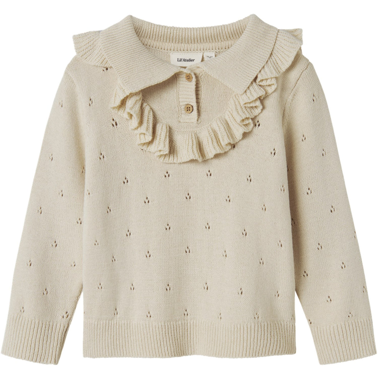 Lil'Atelier Turtledove Nmfnakita Ls Loose Strikk Lil