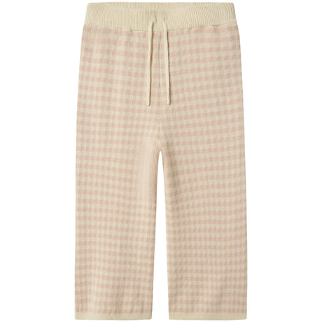 Lil'Atelier Cameo Rose Nmfnadie Wide Strikk Pant Lil