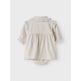 Lil'Atelier Pastel Parchment Nbfolena Ls Loose Body Kjole Lil