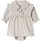 Lil'Atelier Pastel Parchment Nbfolena Ls Loose Body Kjole Lil