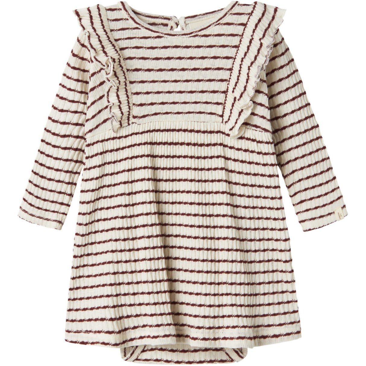 Lil'Atelier Hot Chocolate Nbfosophia Ls Body Kjole Lil