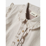 Lil'Atelier Pastel Parchment Nmfolena Ls Loose Skjorte Lil