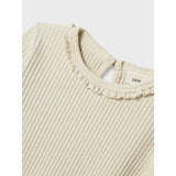 Lil'Atelier Turtledove Nmfosanne Ls Slim Topp Lil