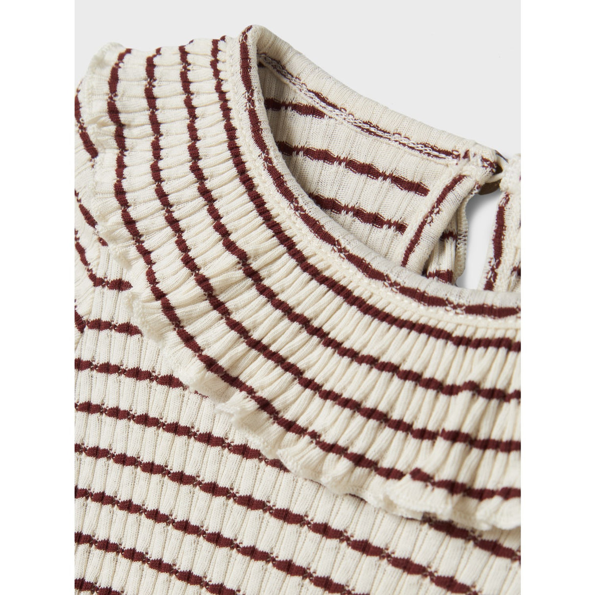 Lil'Atelier Hot Chocolate Nmfosophia Ls Slim Topp Lil