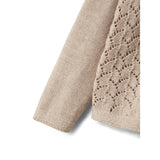 Lil'Atelier Pastel Parchment Melange Nmfolga Ls Strikk Card Lil