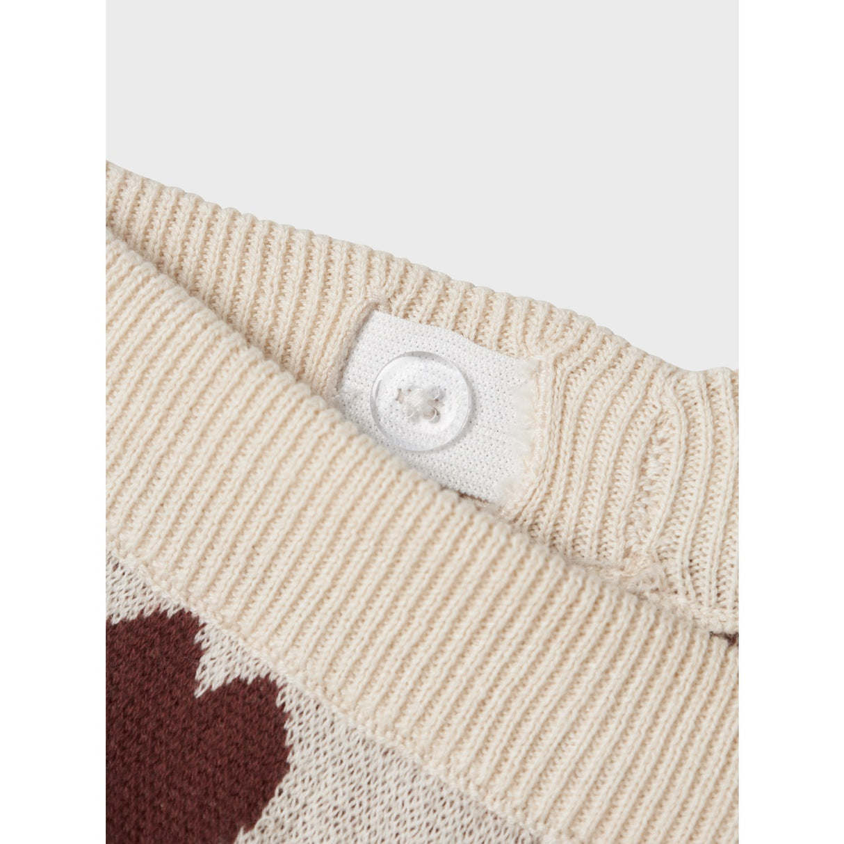 Lil'Atelier Pastel Parchment Nmflamai Wide Strikk Ancle Pant Lil