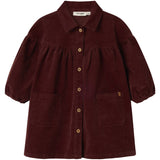 Lil'Atelier Hot Chocolate Nmfobert Loose Ls Cord Kjole 4122-Hg Lil