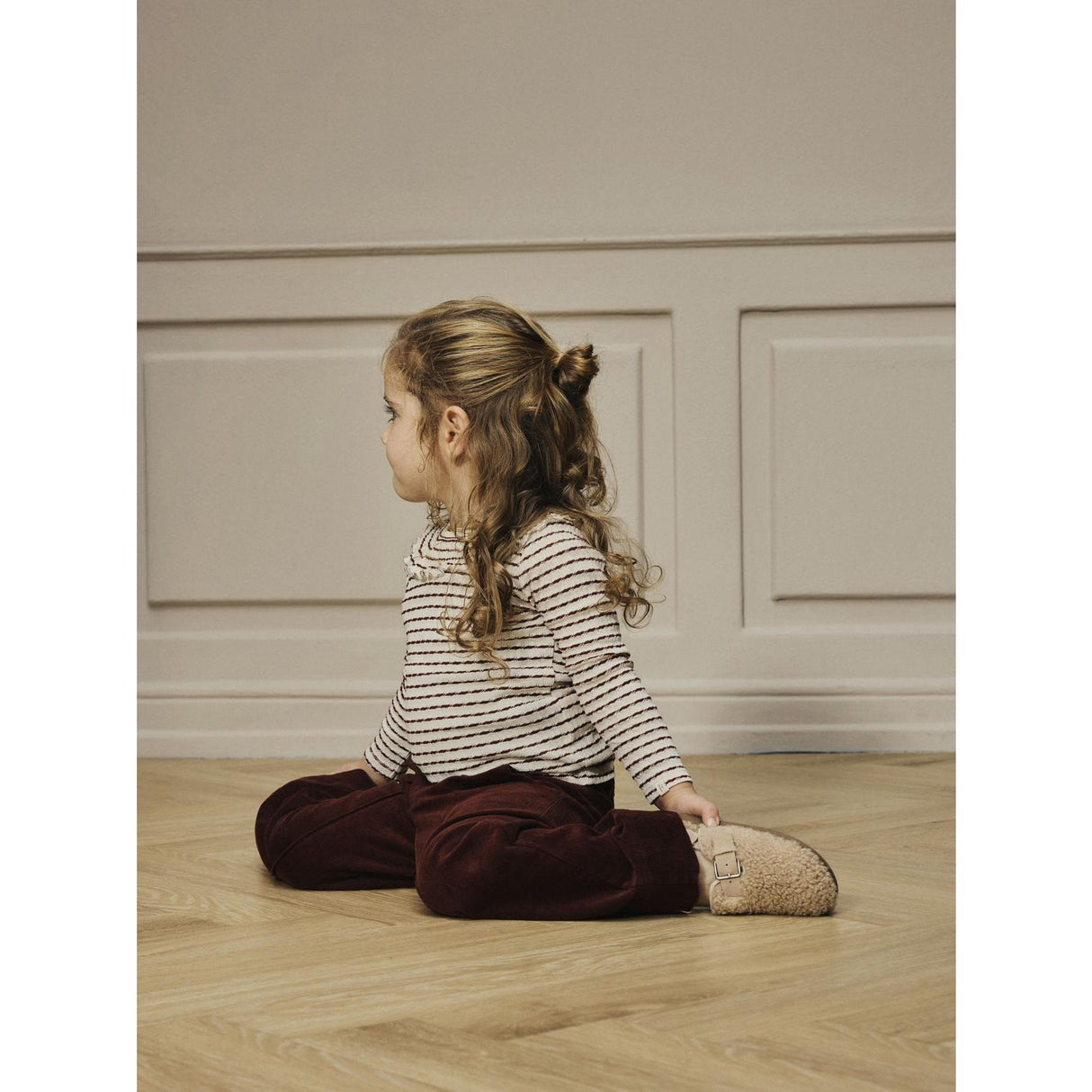 Lil'Atelier Hot Chocolate Nmfobert Cord Wide Pant 4122-Hg Lil