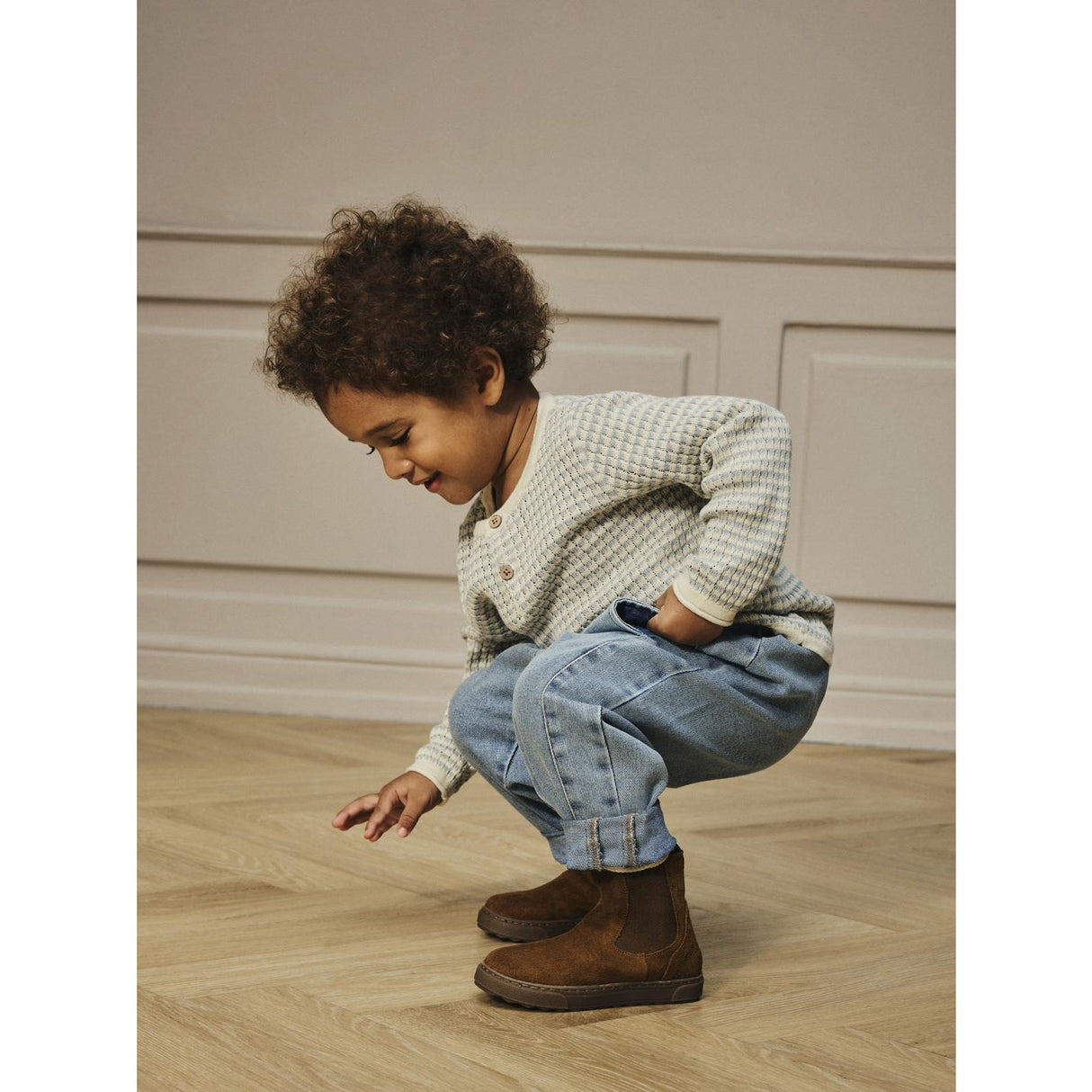 Lil'Atelier Pigeon Nmmnelson Ls Strikk Lil