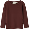 Lil'Atelier Hot Chocolate Nmfthora Hir Ls Slim Topp Lil