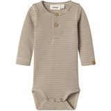 Lil'Atelier Turtledove Sepia Tint Nbmohio Ls Slim Body Lil