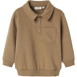 Lil'Atelier Sepia Tint Nmmilondon Roa Ls Loose Sweat Lil