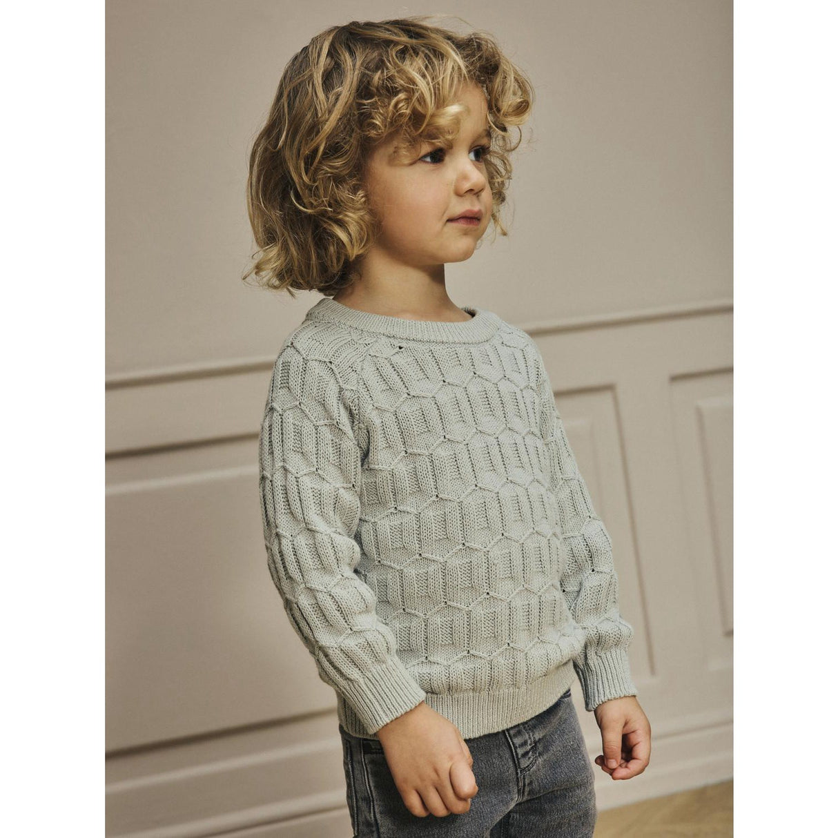 Lil'Atelier Pigeon Nmmollie Ls Strikk Lil