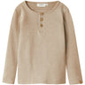 Lil'Atelier Turtledove Sepia Tint Nmmohio Ls Slim Topp Lil