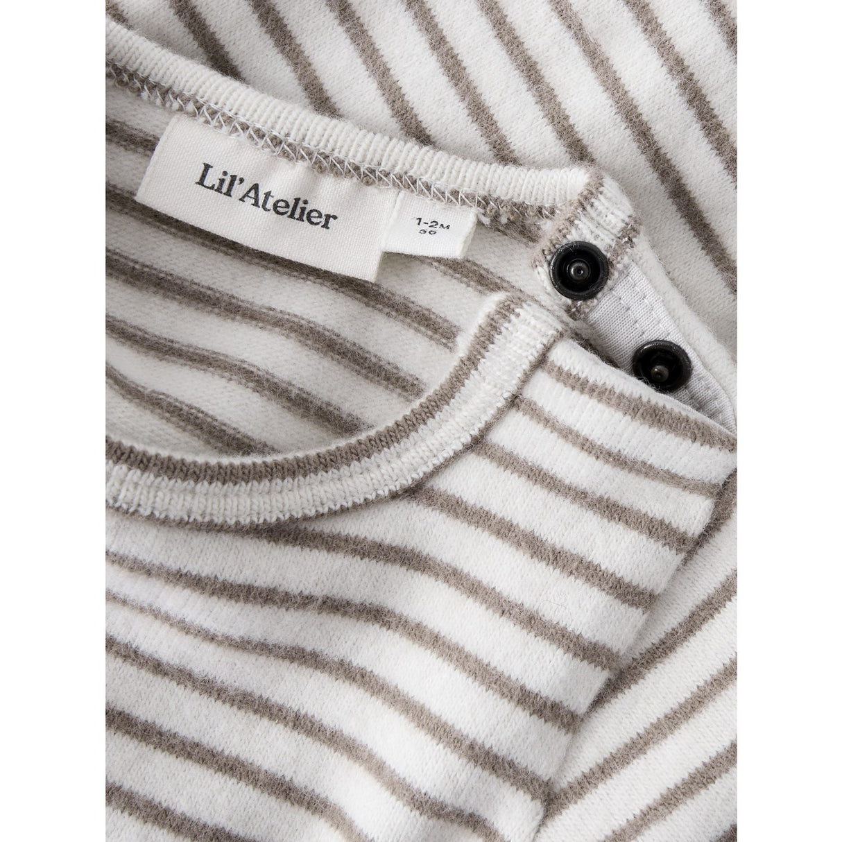 Lil'Atelier Turtledove Sepia Tint Nbmthoro Keo Ls Slim Body Lil