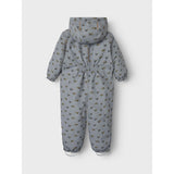 Lil'Atelier Ultimate Grey Airplanes Nmmlasnow10 Flydress Aop Fo Lil