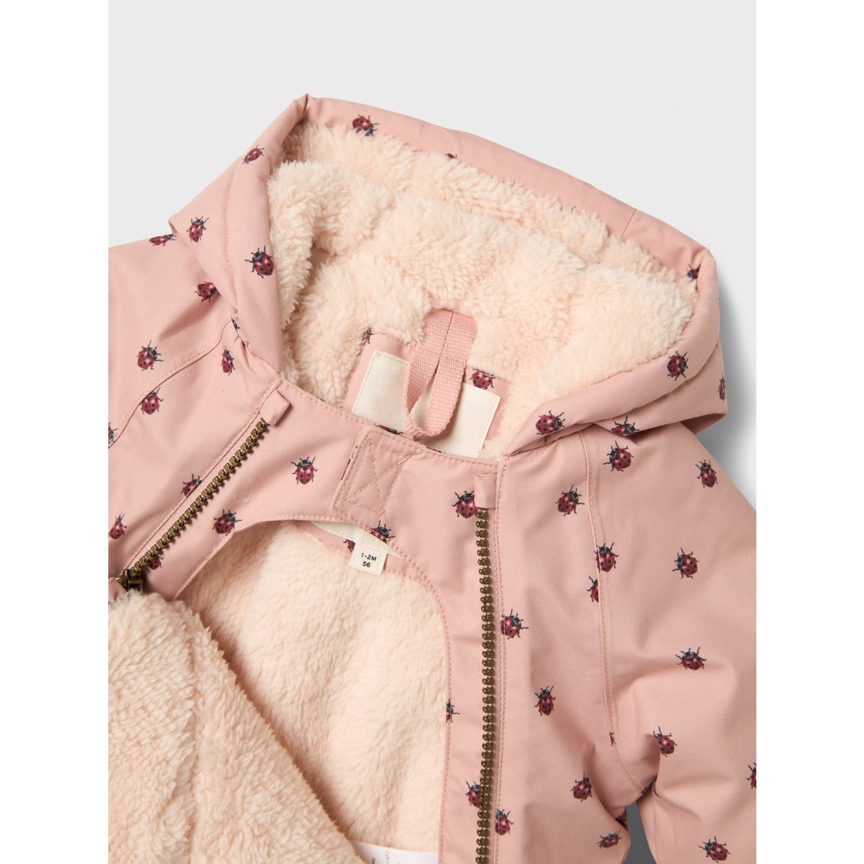 Lil'Atelier Misty Rose Ladybug Nbflasnow05 Jkt Aop Fo Lil