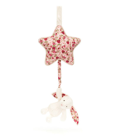 Jellycat Blossom Cream Bunny 'Berry' Musical Pull
