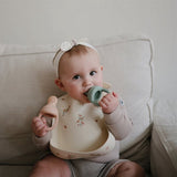 Mushie Cambridge Blue Silikon Fresh Food Feeder 2-Pakning