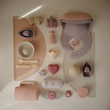 Mushie Princess Bath Play Sett 4-Pakke