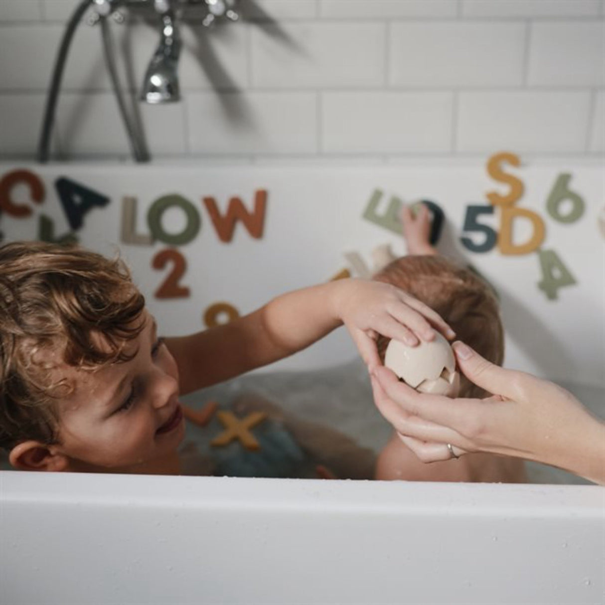 Mushie Dino Mold Free Bath Play Sett 5-Pack