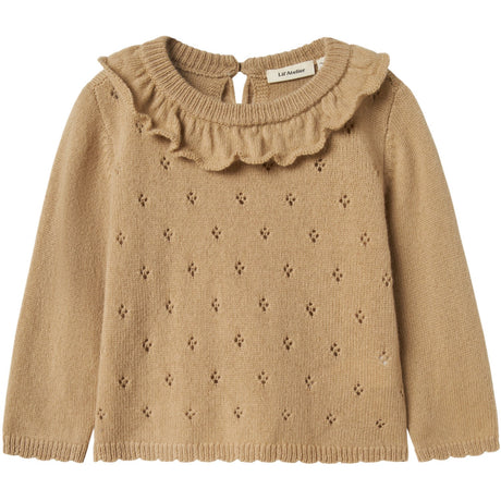 Lil'Atelier Safari Melange Nmfnalio Ls Strikk Lil