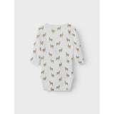 Lil'Atelier Gray Dawn Lama Nbmnoel Nor Ull Ls Slim Body Lil