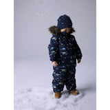 Name It Dark Sapphire Dino Earth Nmmsnow10 Drakt Aop Fo Noos