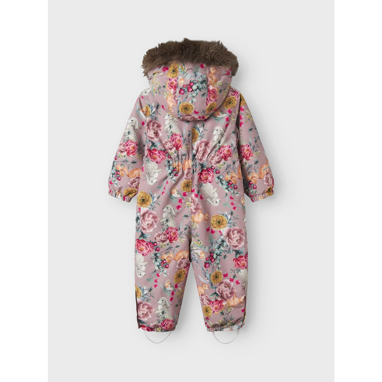 Name It Woodrose Flower Rabbit Nmfsnow10 Drakt Aop Fo Noos