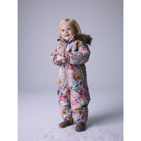 Name It Woodrose Flower Rabbit Nmfsnow10 Drakt Aop Fo Noos