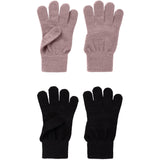 Name It Black Woodrose Nkfmagic Glitter Hansker 2P