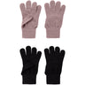 Name It Black Woodrose Nkfmagic Glitter Hansker 2P