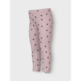 Name It Burnished Lilac Peppercorn Dot Nmfvivian Glitter Leggings