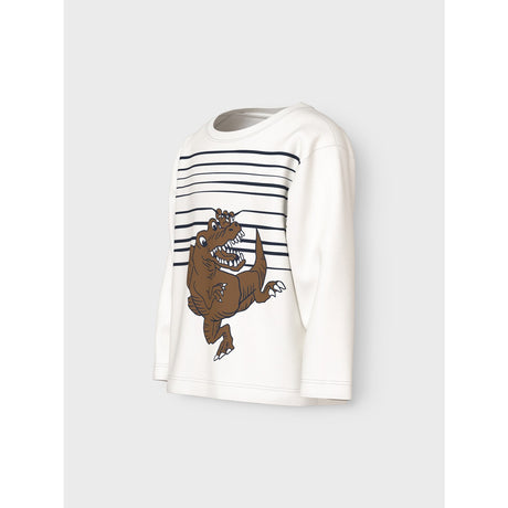 Name It Cloud Dancer Dino Hi Nmmvilasse Ls Nreg Topp