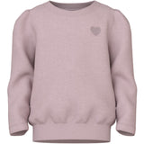 Name It Burnished Lilac Heart Embroidery Nmfvima Ls Nreg Sweat Bru