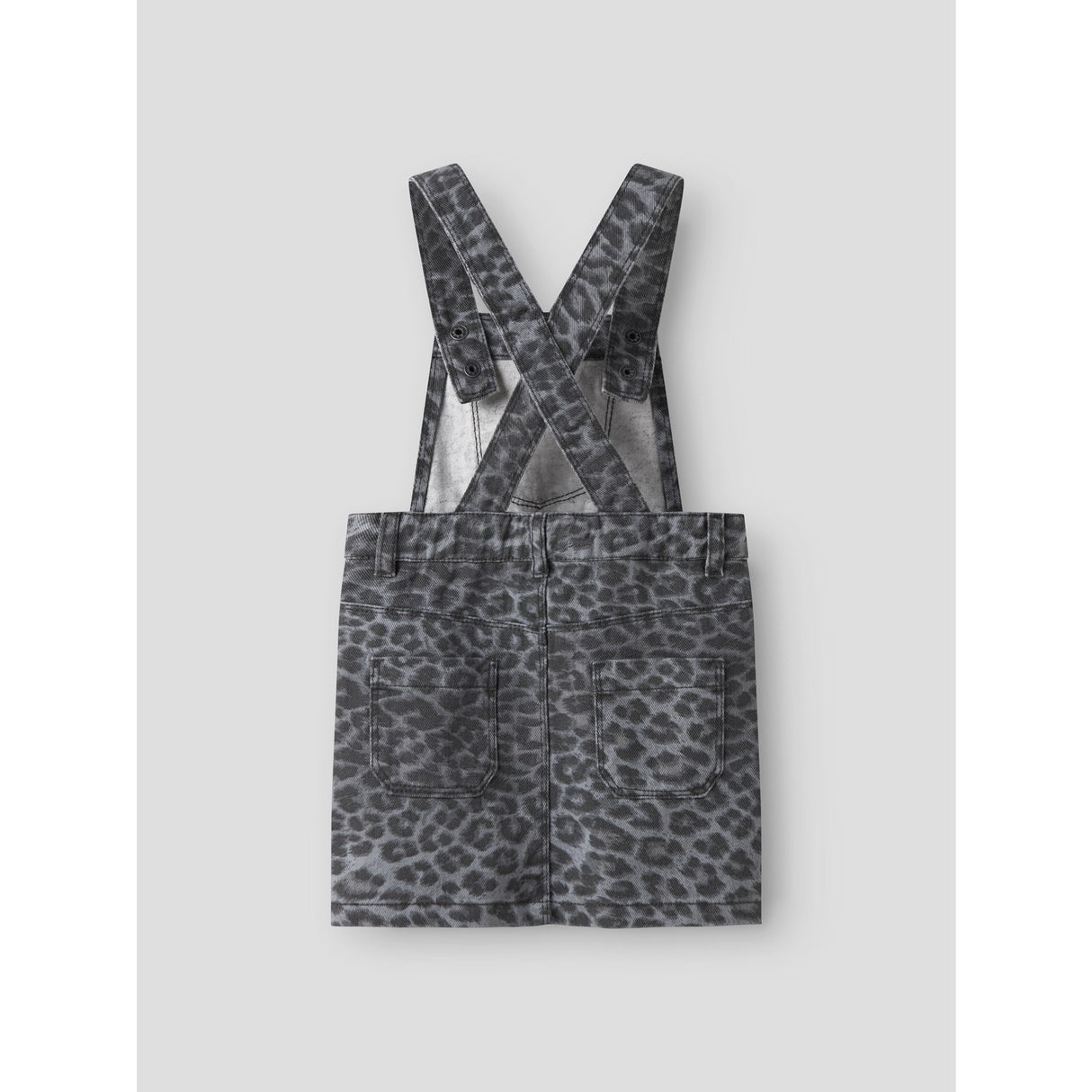 Name It Night Owl Grey Leopard Nmfophelia Twi Spencer Kjole 4444-Td