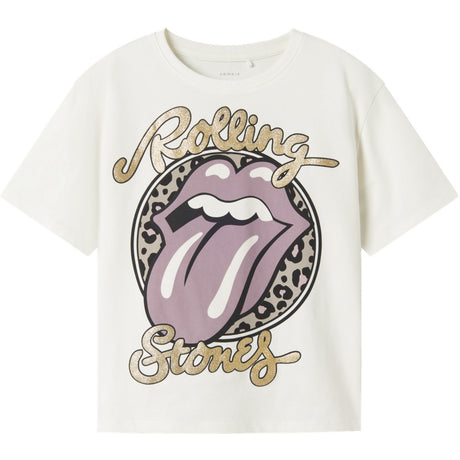 Name It Cloud Dancer Nkfsuka Rollings Ss Nreg Topp Box Unv