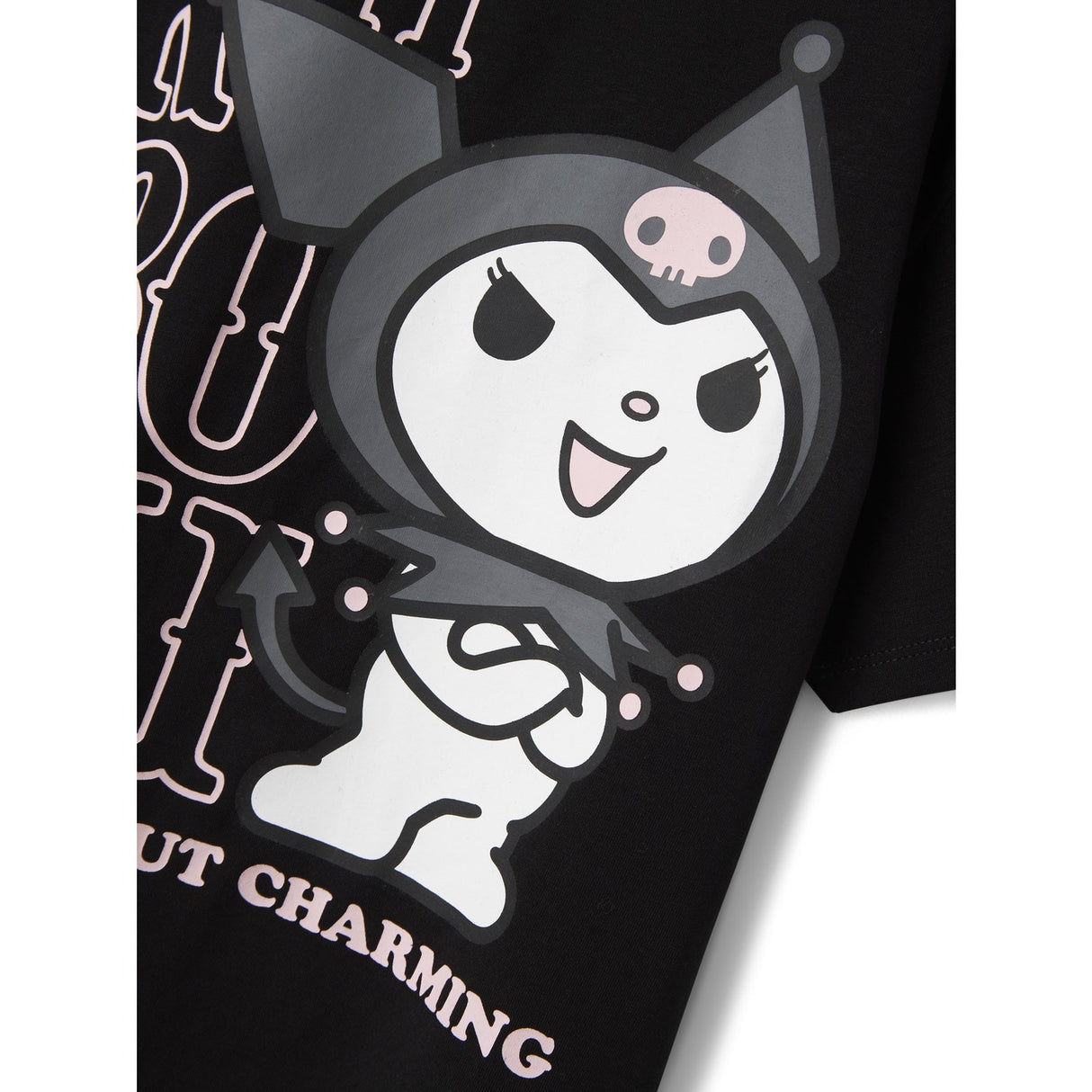 Name It Black Nkfakisa Kuromi Ss Nreg Topp Box Sky