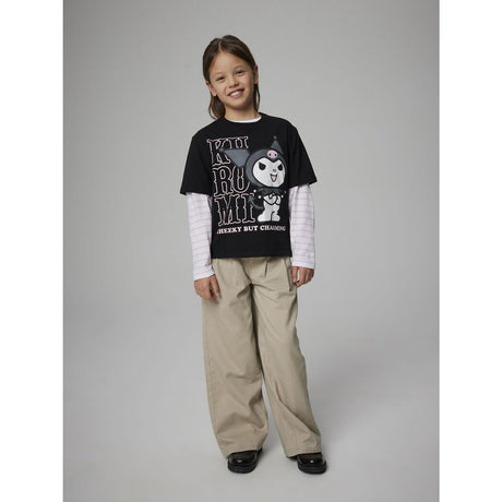 Name It Black Nkfakisa Kuromi Ss Nreg Topp Box Sky